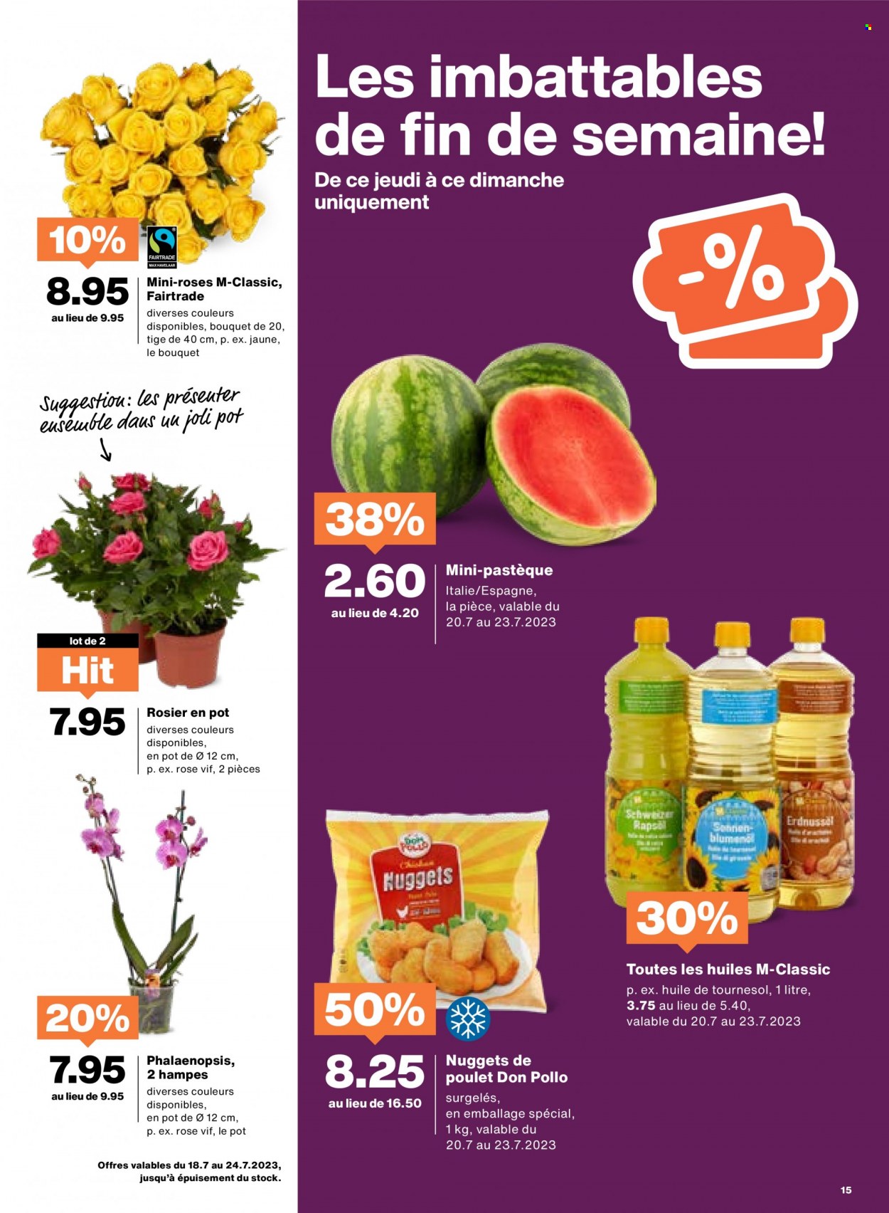 Catalogue Migros - 18.7.2023 - 24.7.2023. Page 15