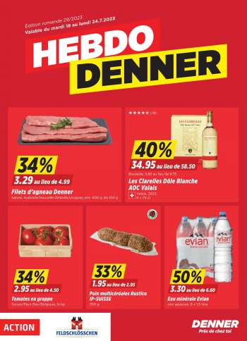 Prospekte Denner - 18.7.2023 - 24.7.2023.