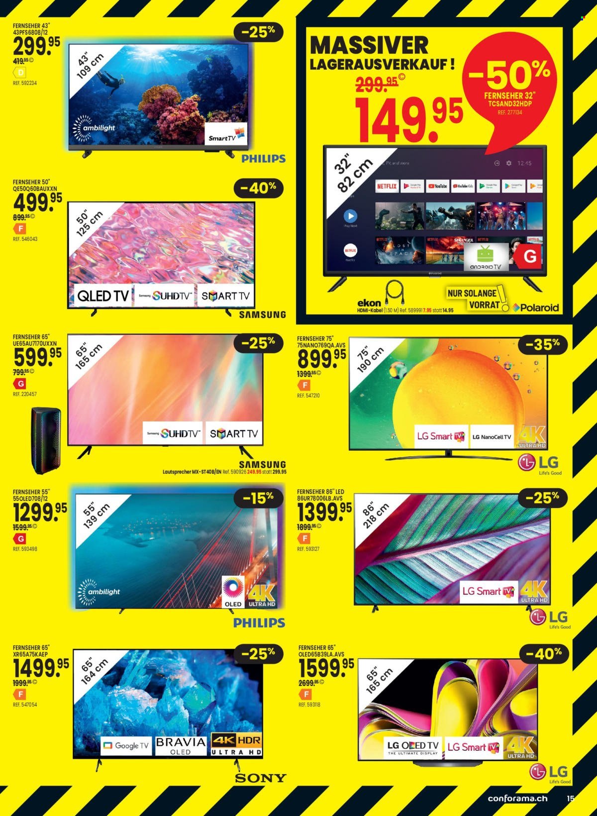 Volantino Conforama - 18.7.2023 - 31.7.2023. Pagina 15