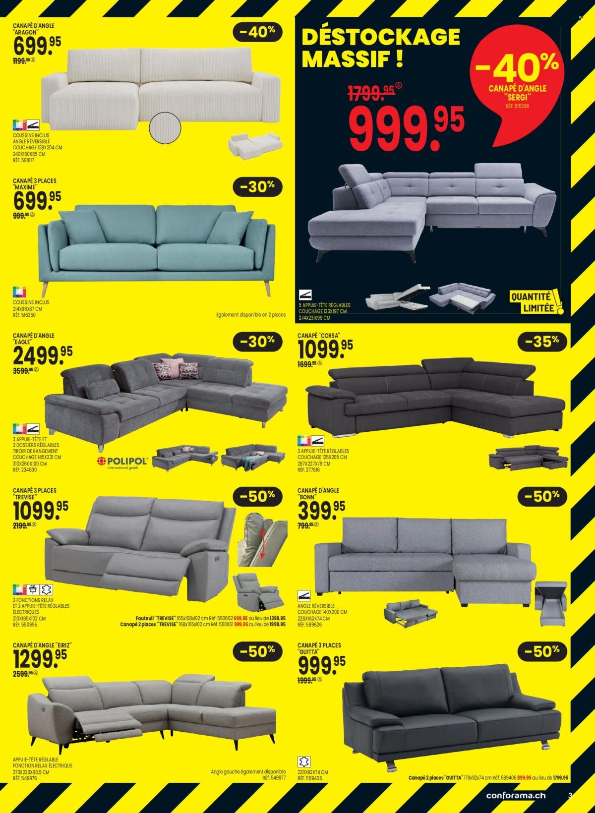 Volantino Conforama - 18.7.2023 - 31.7.2023. Pagina 3