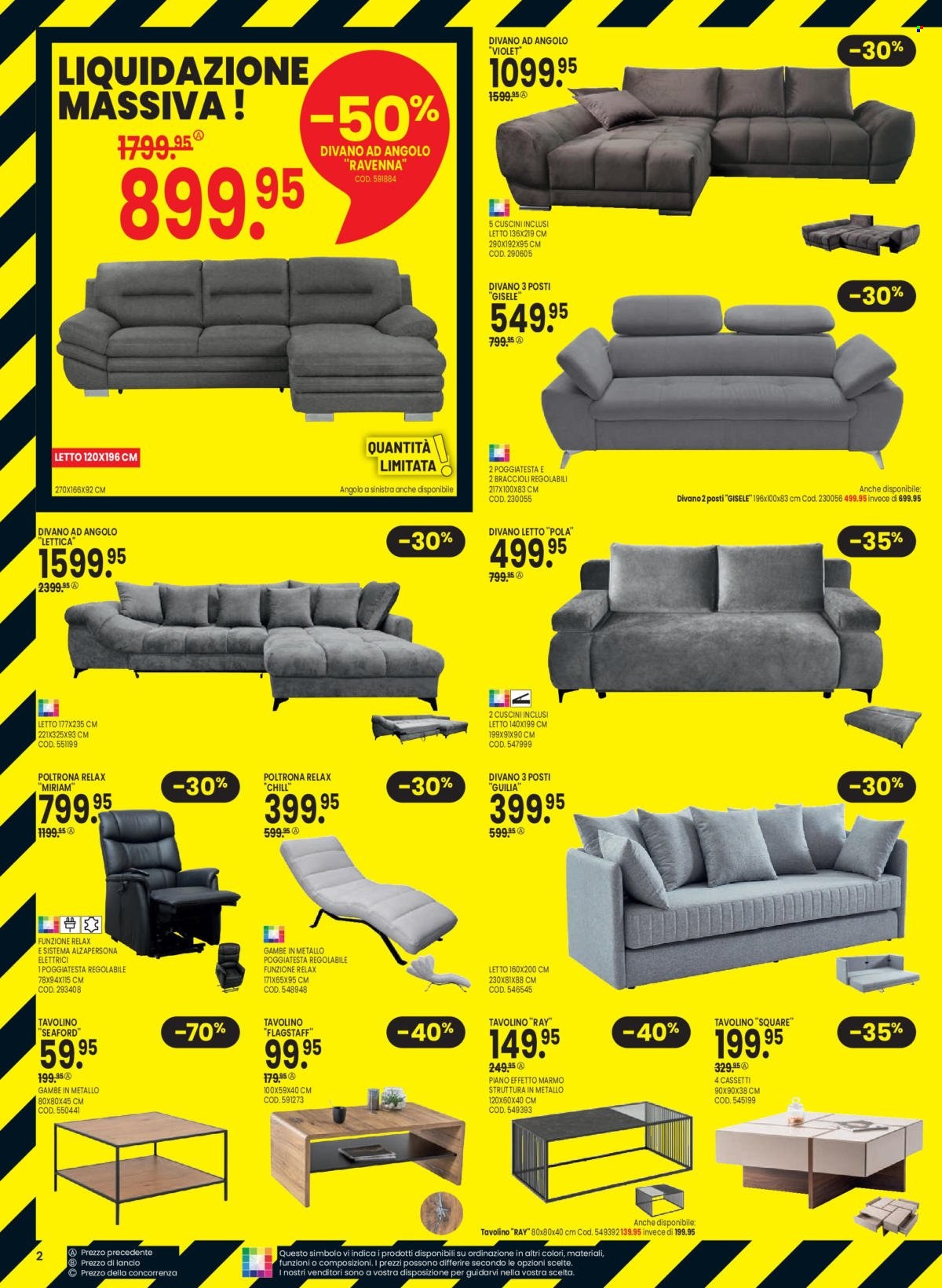 Volantino Conforama - 18.7.2023 - 31.7.2023. Pagina 2