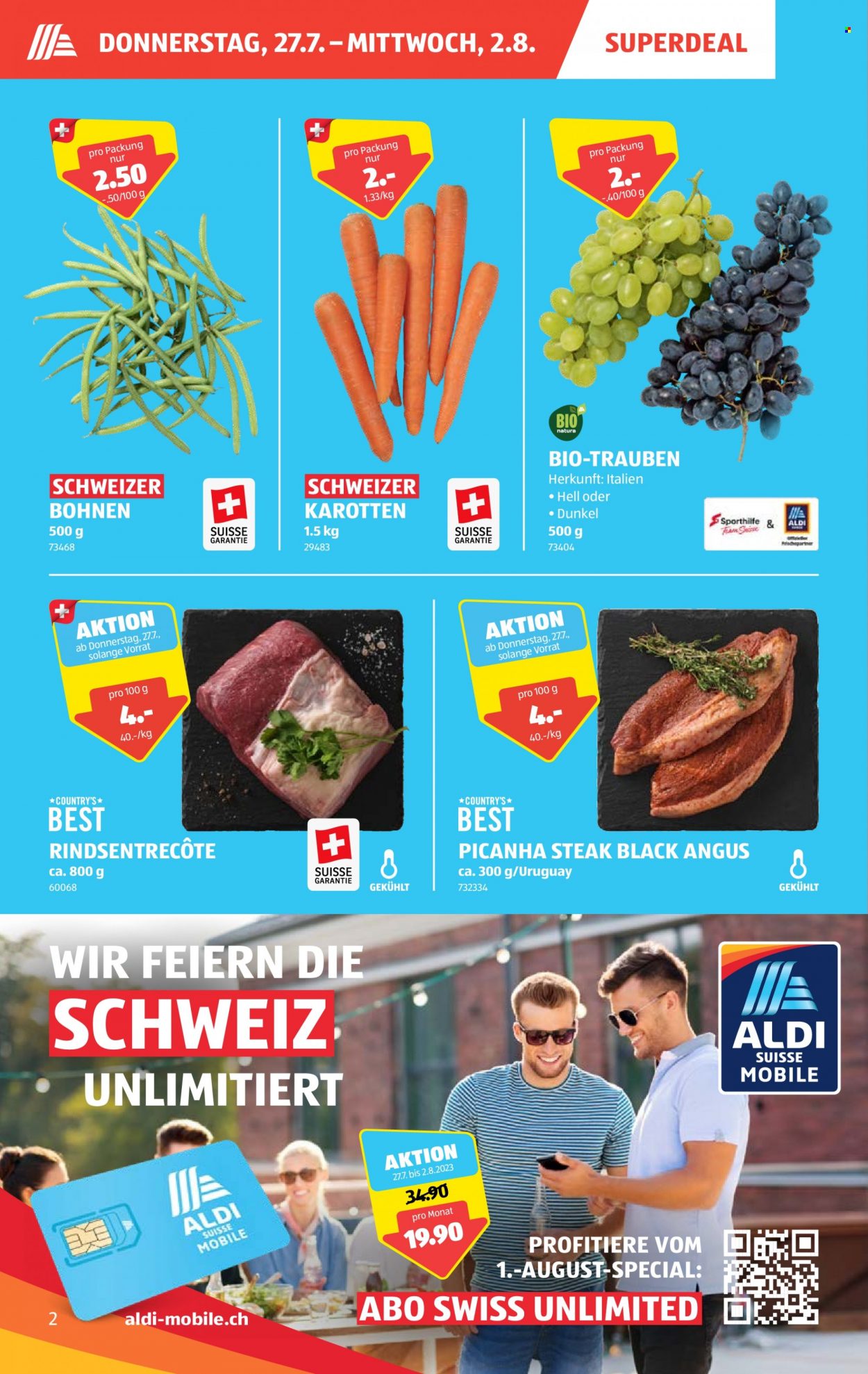 Volantino Aldi - 27.7.2023 - 2.8.2023. Pagina 2
