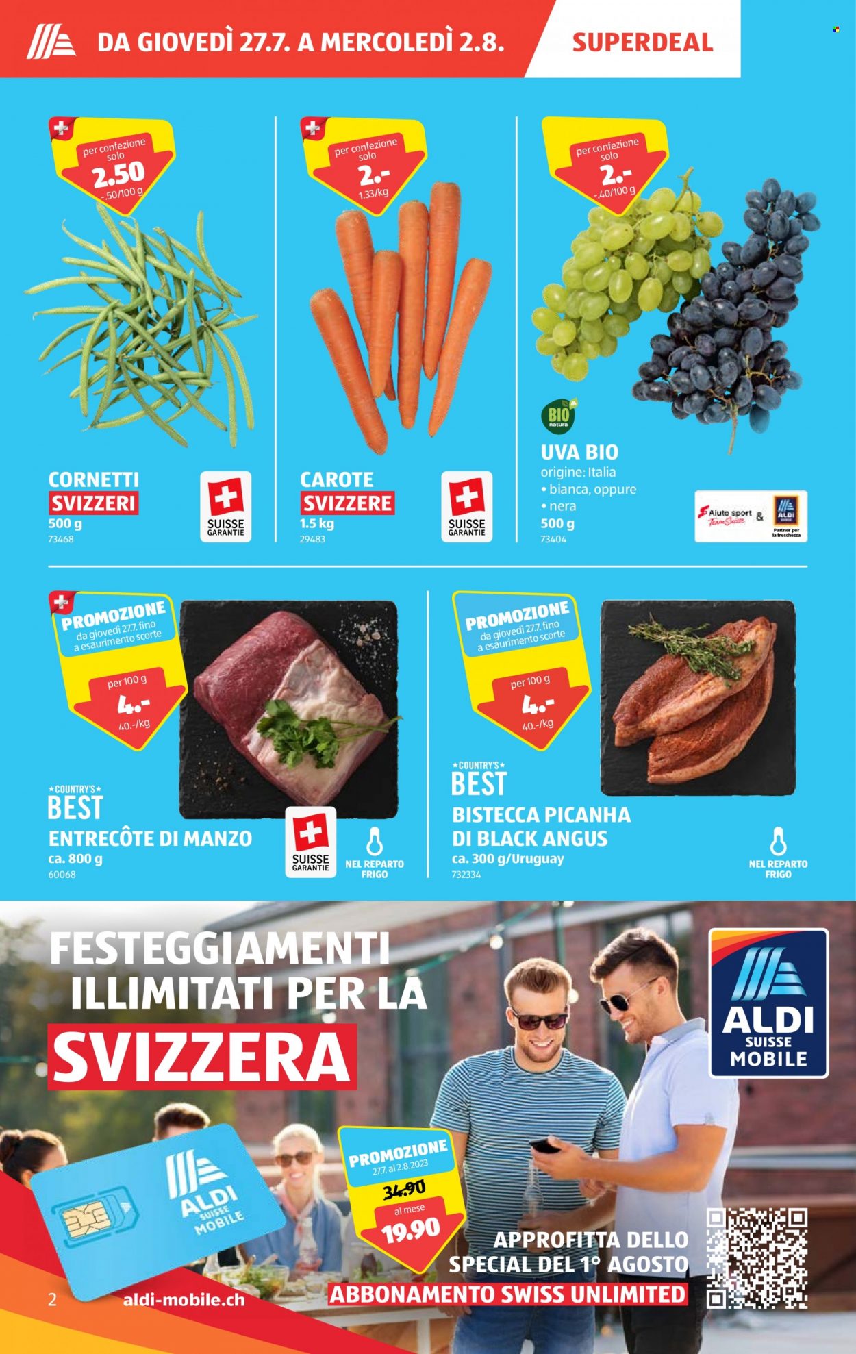 Volantino Aldi - 27.7.2023 - 2.8.2023. Pagina 2