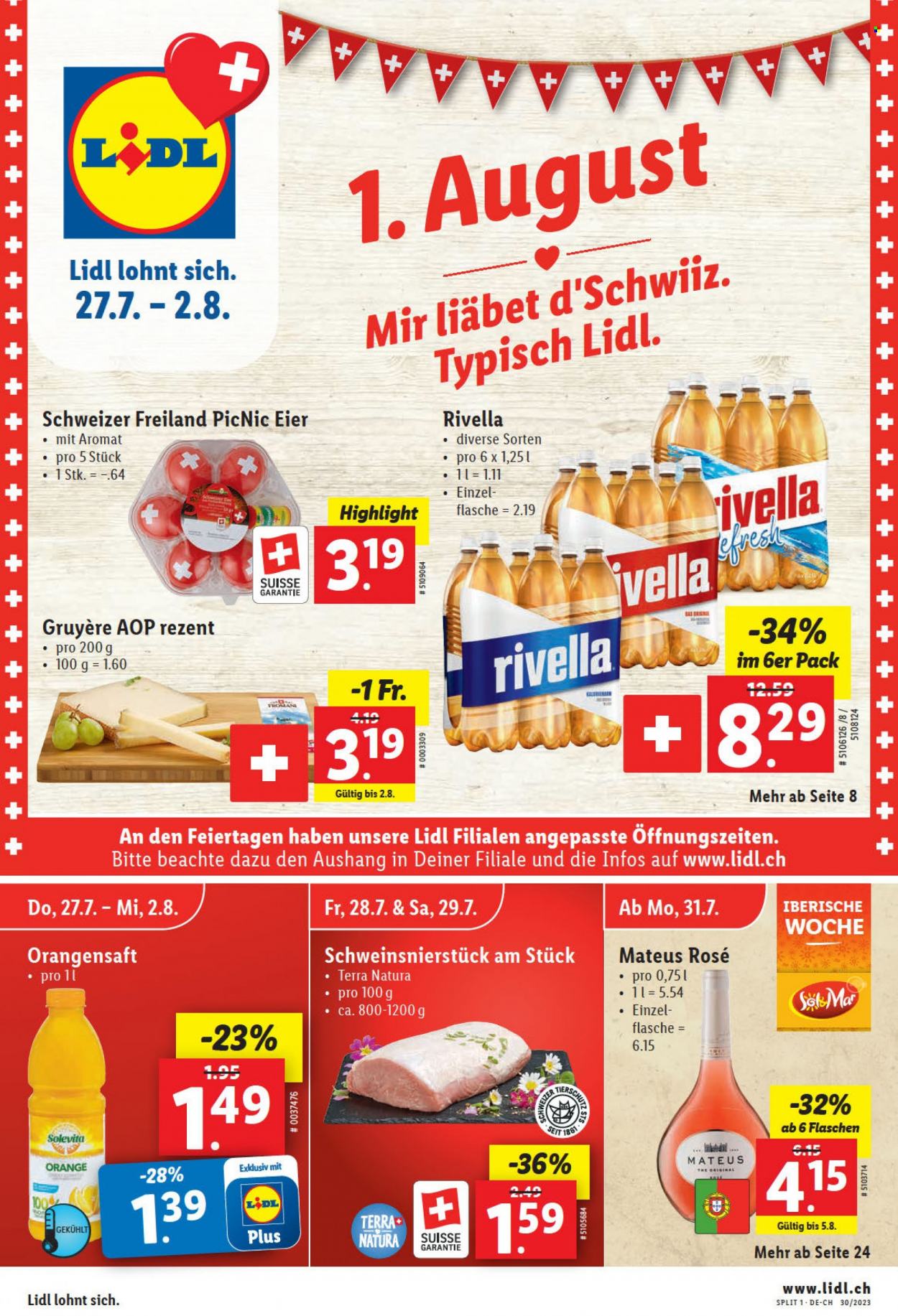Volantino Lidl - 27.7.2023 - 2.8.2023. Pagina 1