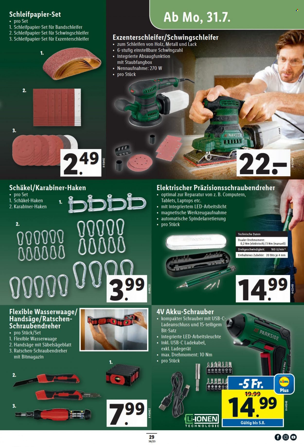 Volantino Lidl - 27.7.2023 - 2.8.2023. Pagina 29