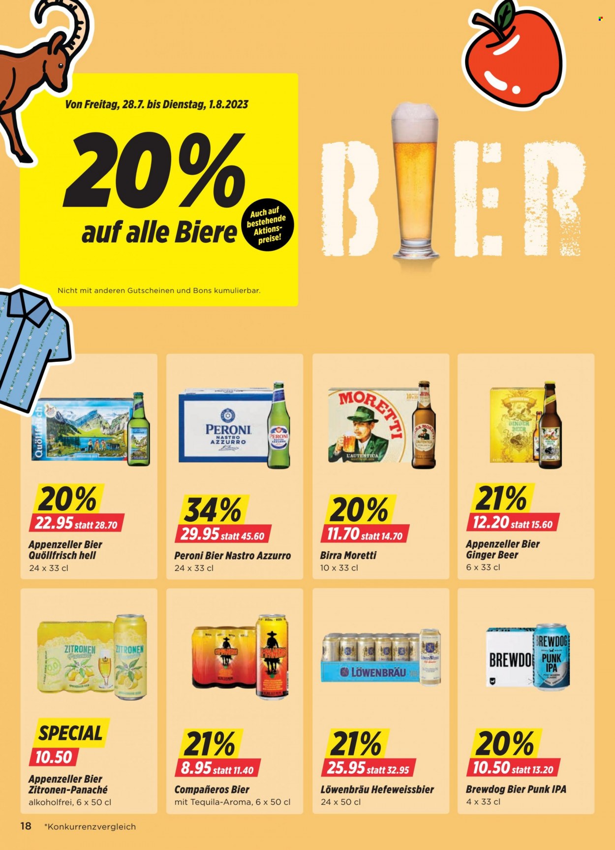 Catalogue Denner - 25.7.2023 - 1.8.2023. Page 18
