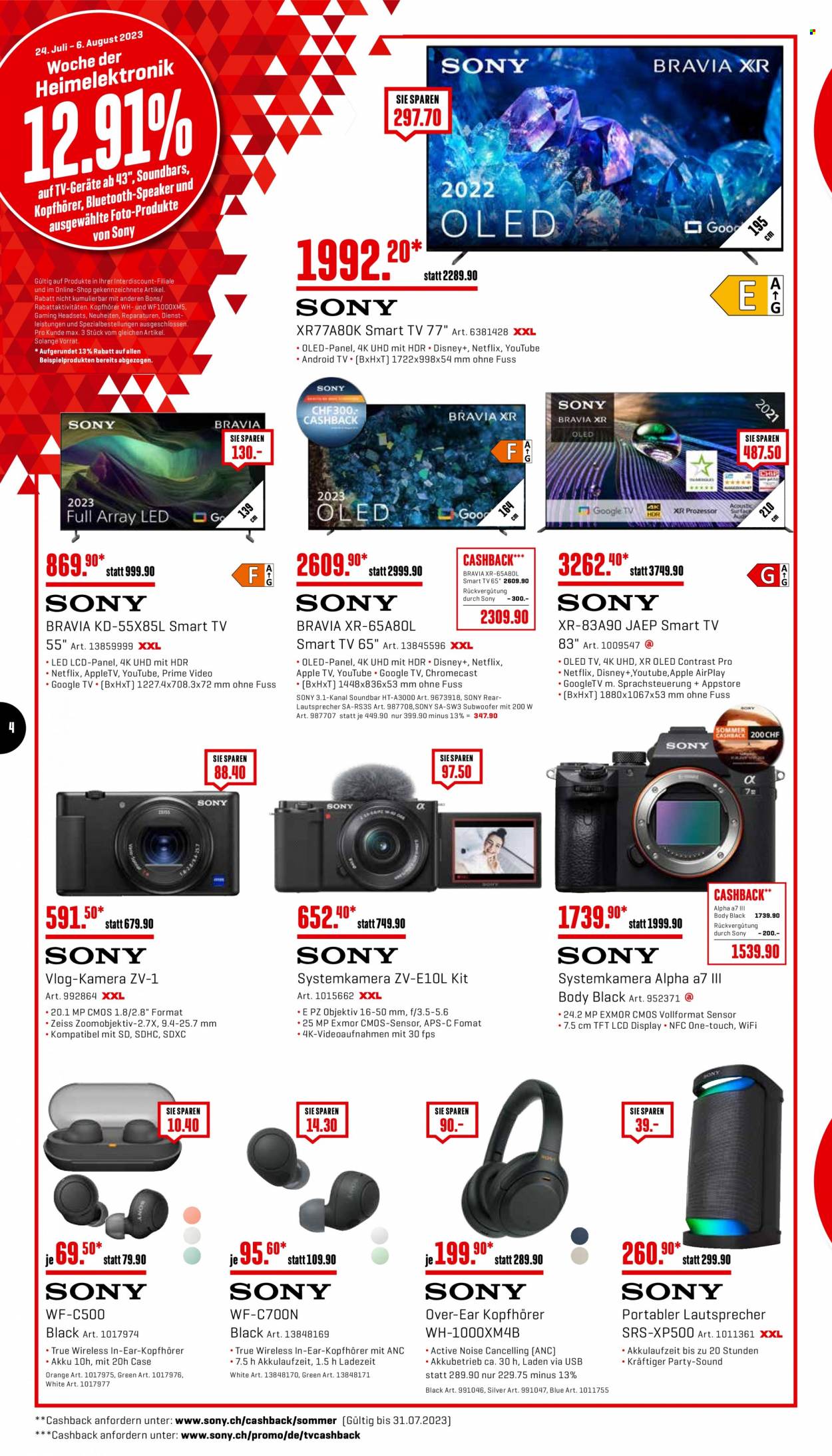 Catalogue Interdiscount - 24.7.2023 - 6.8.2023. Page 4