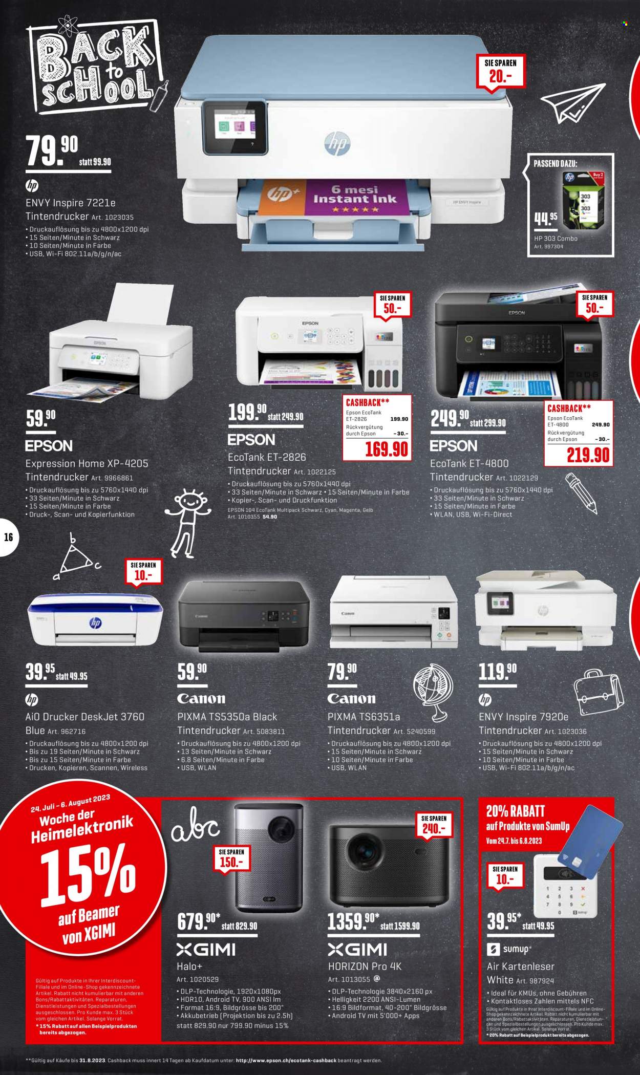 Catalogue Interdiscount - 24.7.2023 - 6.8.2023. Page 16