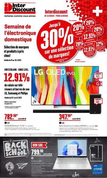 Volantino Interdiscount - 24.7.2023 - 6.8.2023.