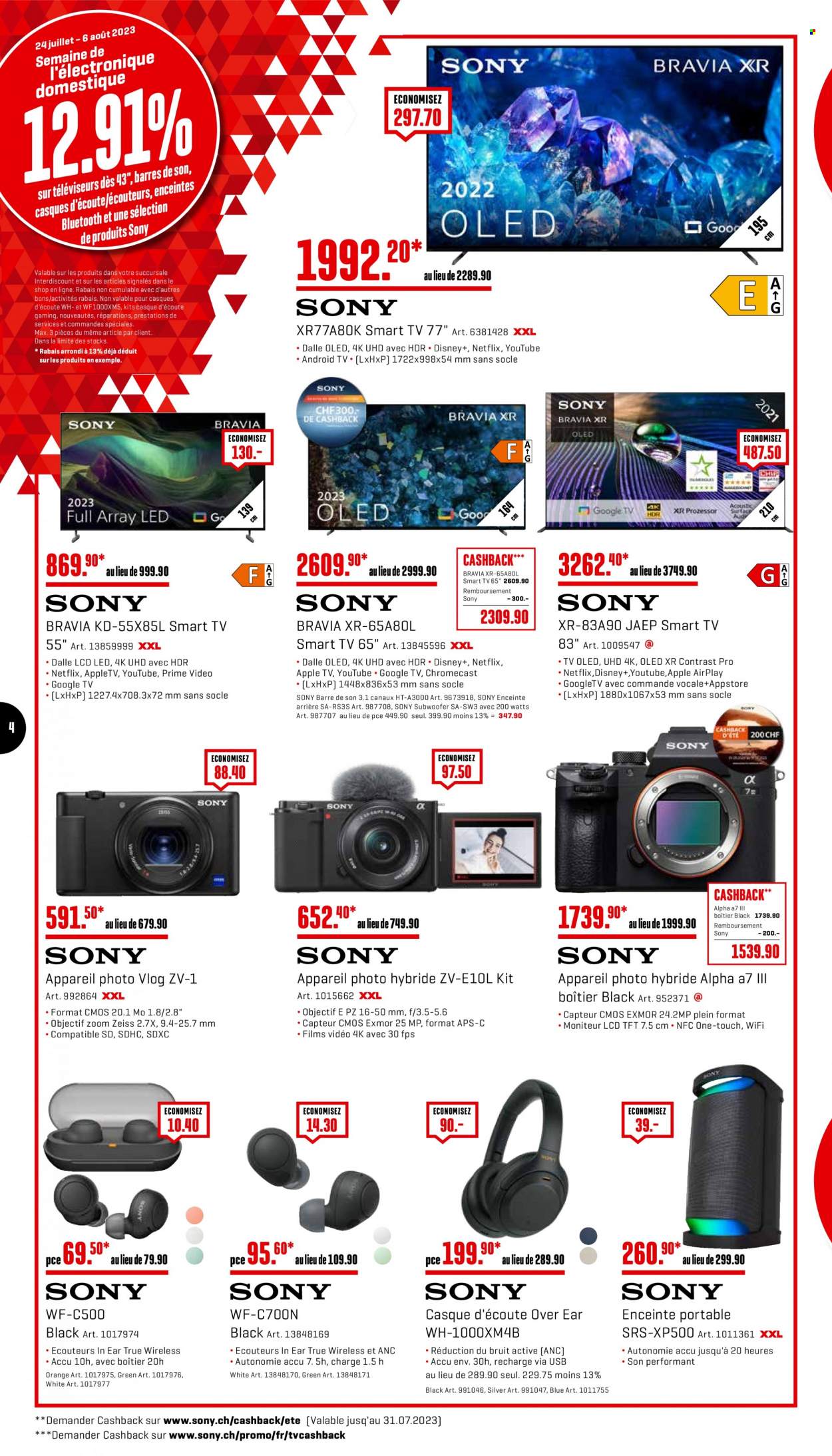Catalogue Interdiscount - 24.7.2023 - 6.8.2023. Page 4