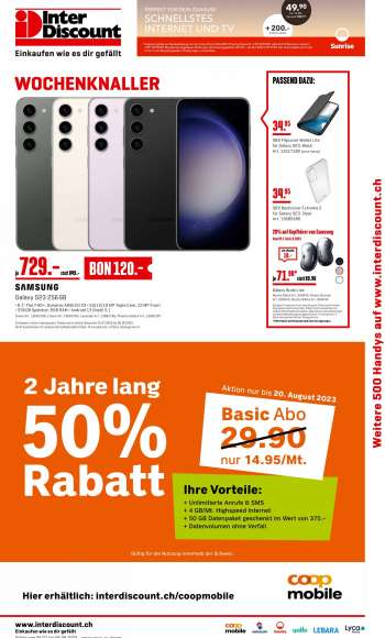 Catalogue Interdiscount - 24.7.2023 - 6.8.2023.