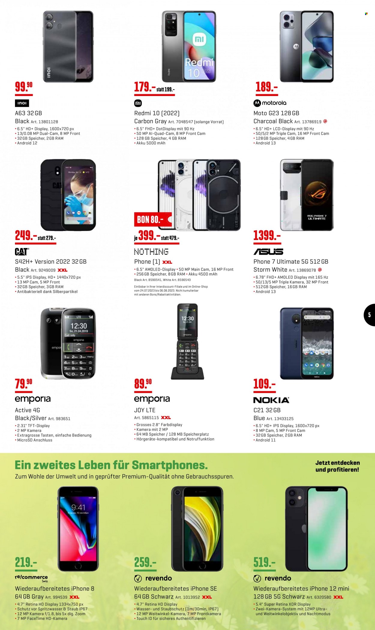 Prospekt Interdiscount - 24.7.2023 - 6.8.2023. Seite 5