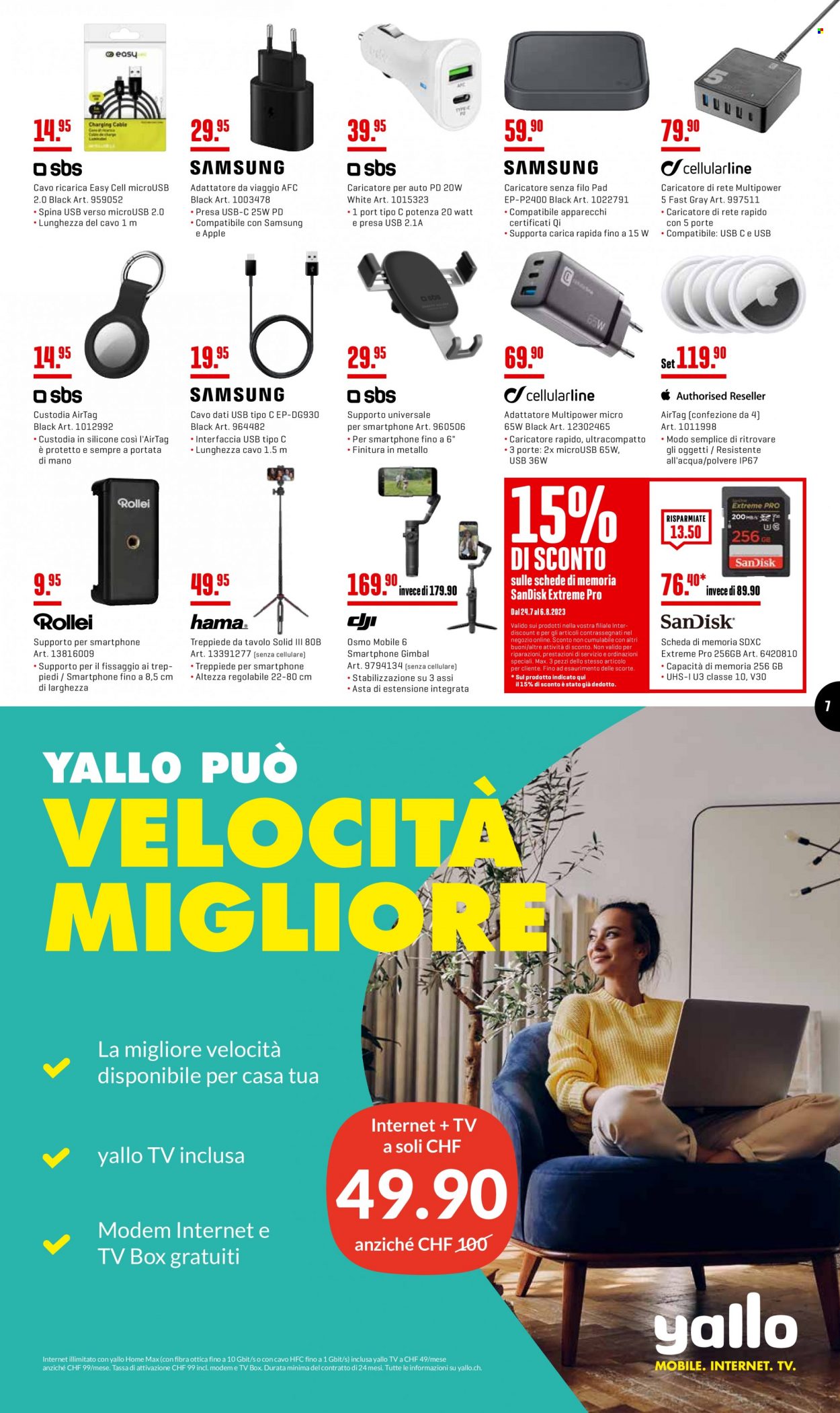Prospekt Interdiscount - 24.7.2023 - 6.8.2023. Seite 7