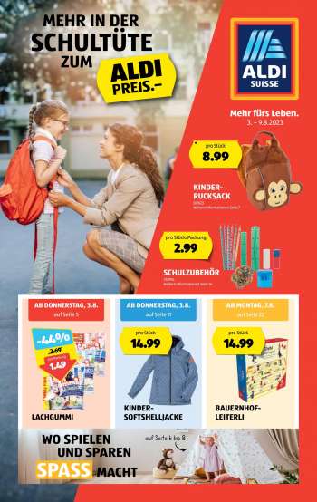 Volantino Aldi - 3.8.2023 - 9.8.2023.
