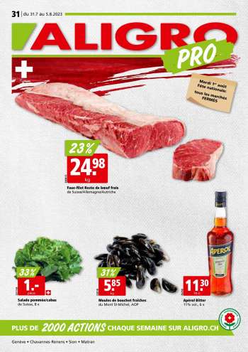 Volantino ALIGRO - 31.7.2023 - 5.8.2023.