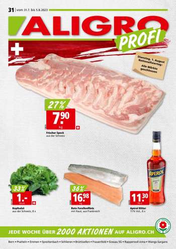 Catalogue ALIGRO - 31.7.2023 - 5.8.2023.