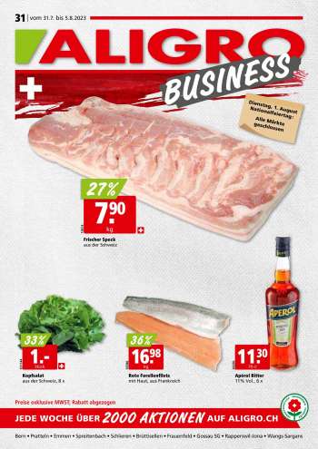 Catalogue ALIGRO - 31.7.2023 - 5.8.2023.