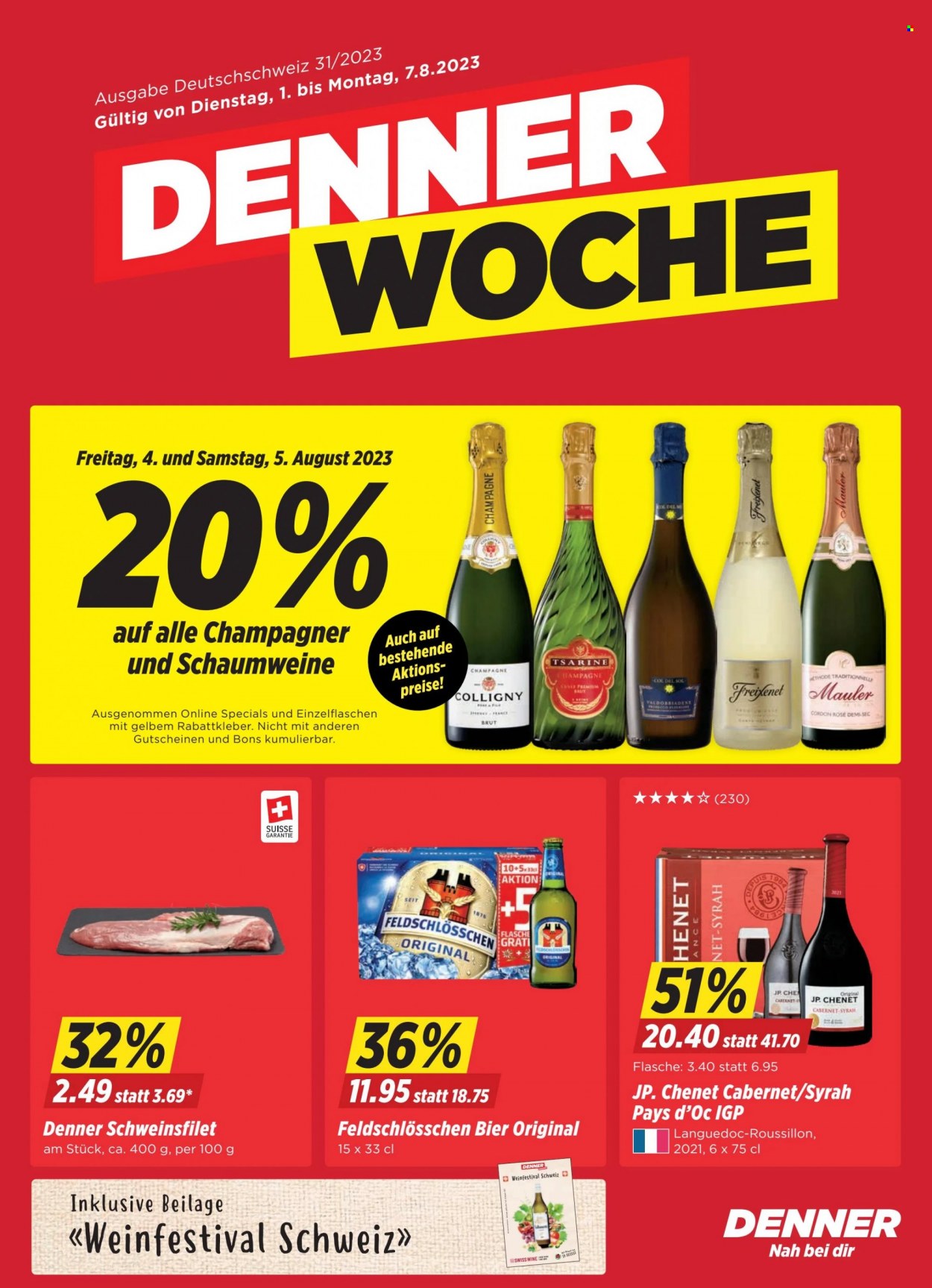 Volantino Denner - 1.8.2023 - 7.8.2023. Pagina 1