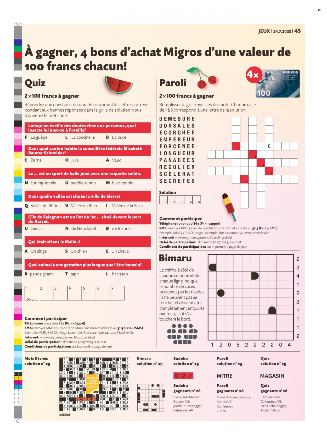 Catalogue Migros - 25.7.2023 - 31.7.2023. Page 45