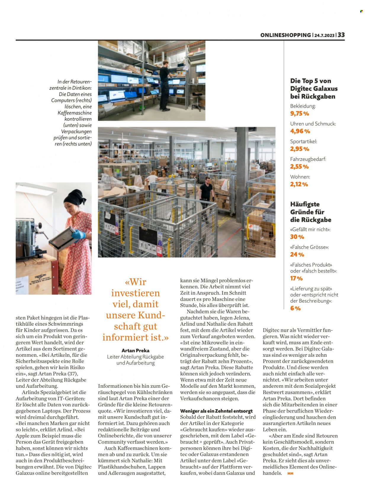 Volantino Migros - 25.7.2023 - 31.7.2023. Pagina 33
