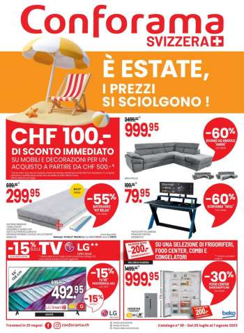 Catalogue Conforama - 25.7.2023 - 7.8.2023.
