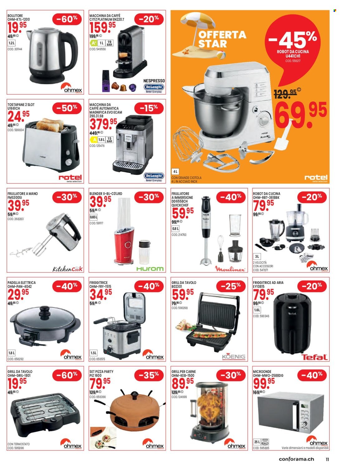 Volantino Conforama - 25.7.2023 - 7.8.2023. Pagina 11