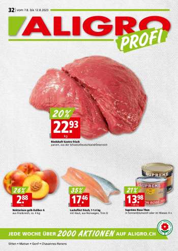 Volantino ALIGRO - 7.8.2023 - 12.8.2023.