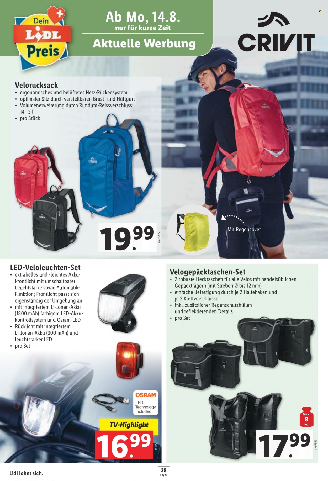 Volantino Lidl - 10.8.2023 - 16.8.2023. Pagina 28