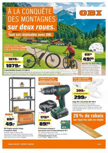 Volantino OBI - 7.8.2023 - 19.8.2023.