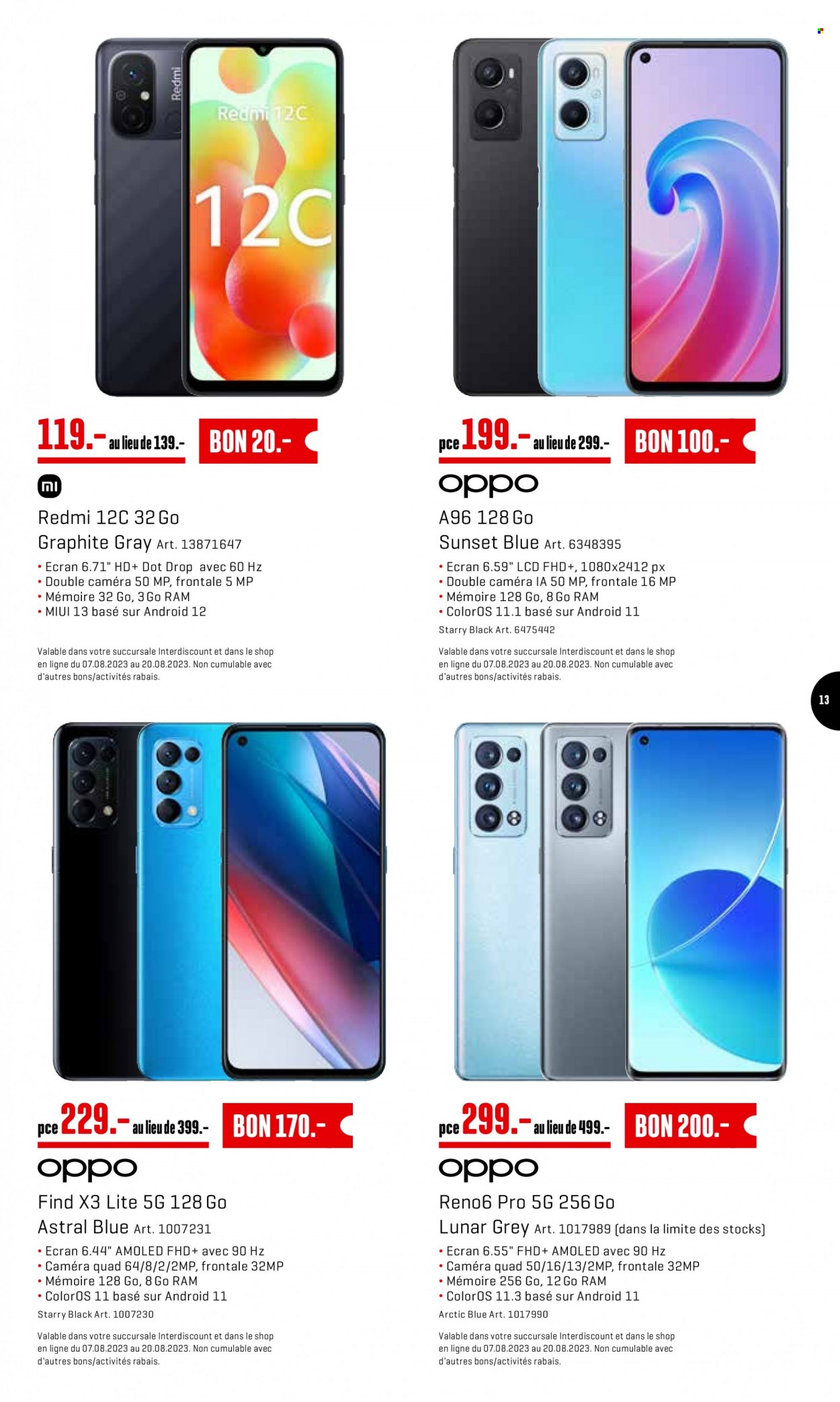 Volantino Interdiscount - 7.8.2023 - 20.8.2023. Pagina 13