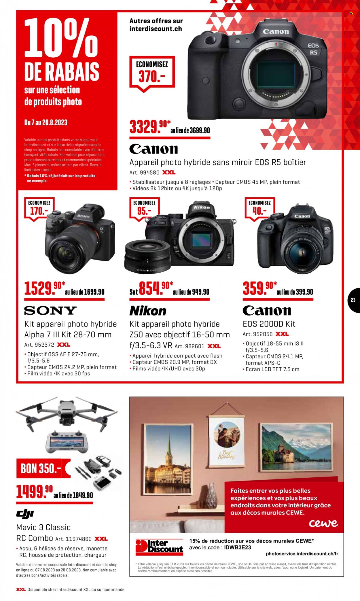 Volantino Interdiscount - 7.8.2023 - 20.8.2023. Pagina 23