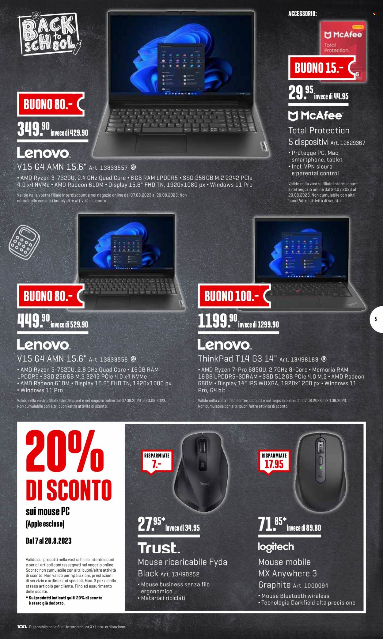 Prospekt Interdiscount - 7.8.2023 - 20.8.2023. Seite 5