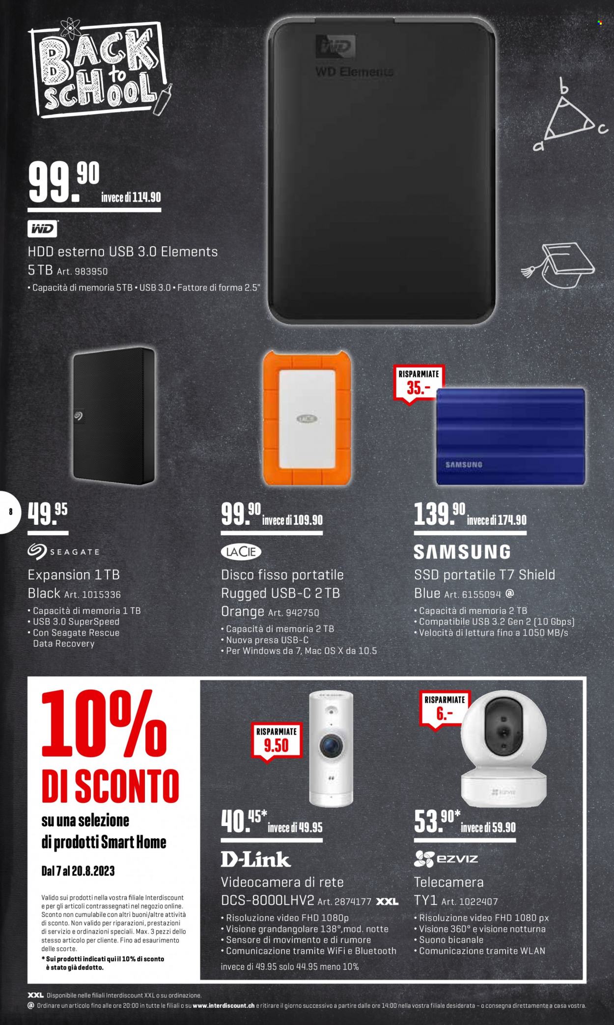 Prospekt Interdiscount - 7.8.2023 - 20.8.2023. Seite 8