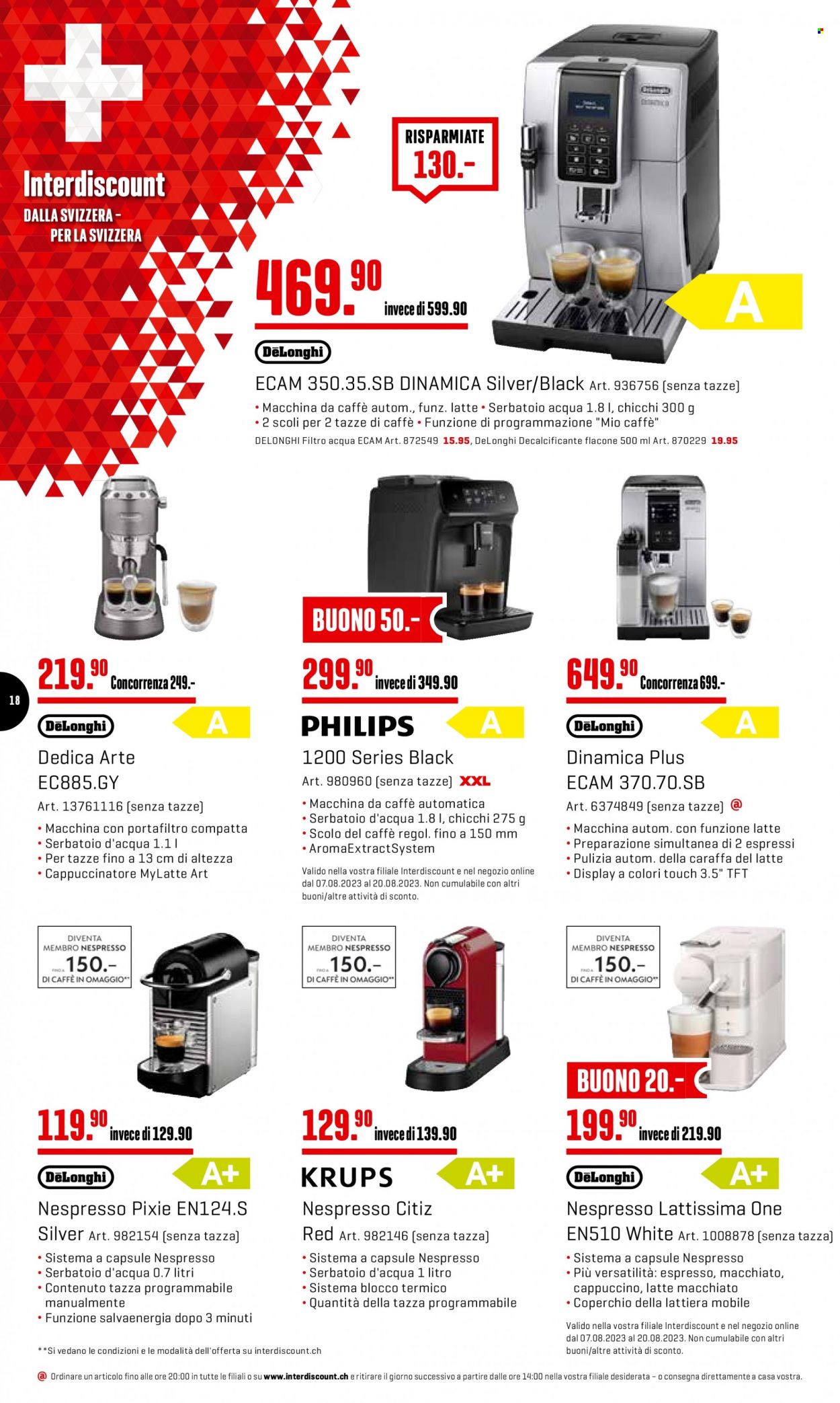 Prospekt Interdiscount - 7.8.2023 - 20.8.2023. Seite 18