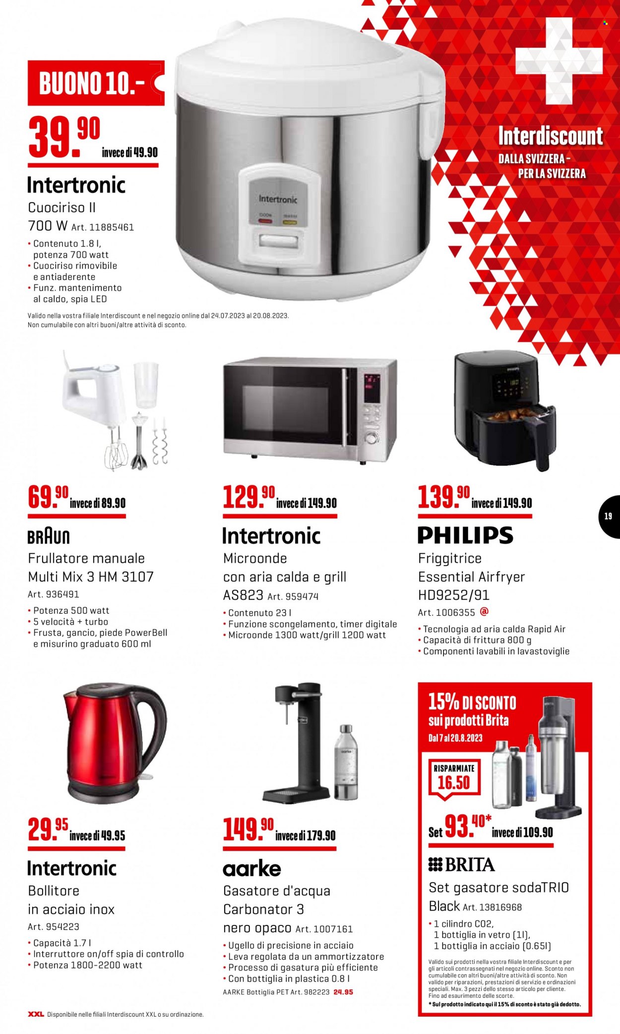 Prospekt Interdiscount - 7.8.2023 - 20.8.2023. Seite 19