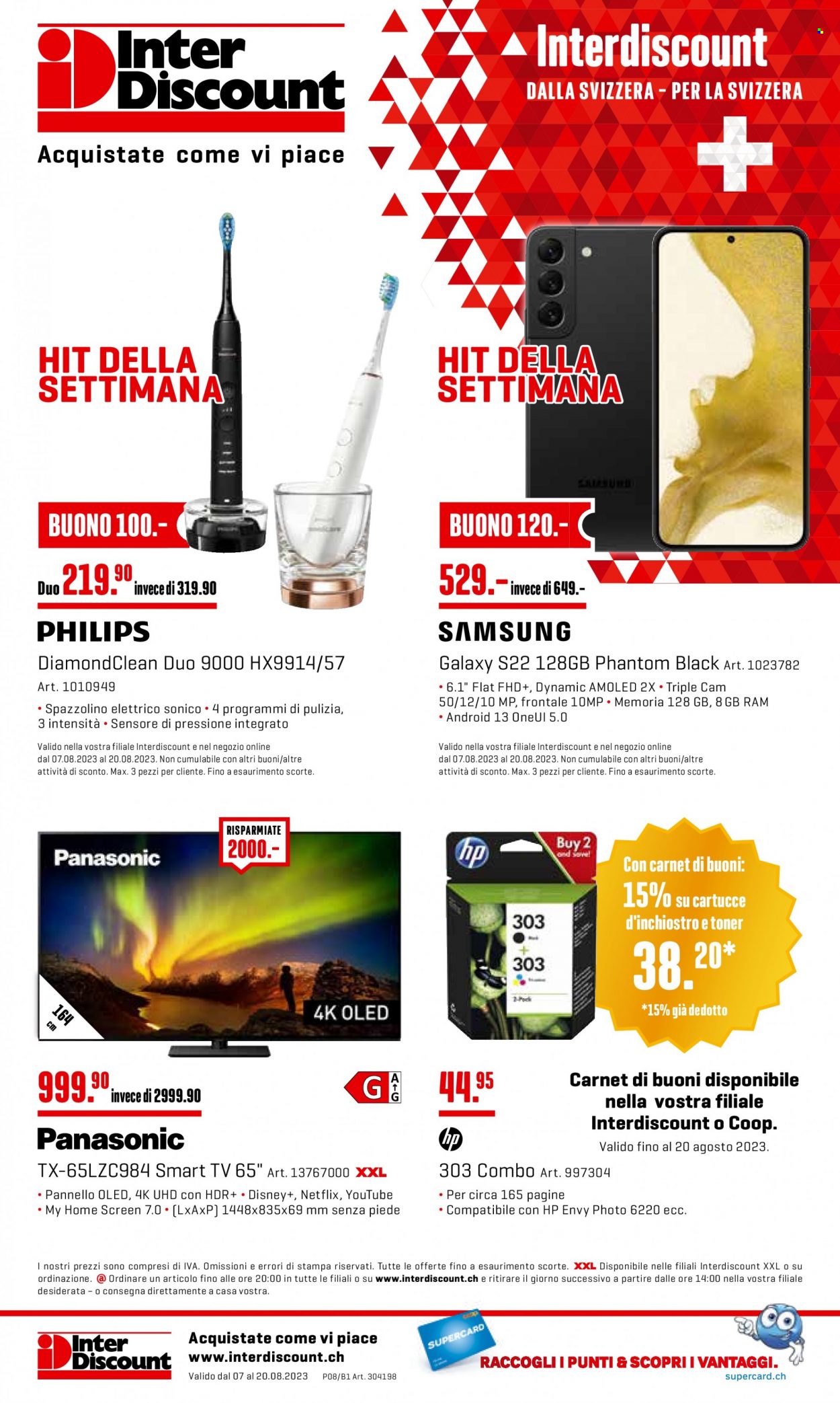 Prospekt Interdiscount - 7.8.2023 - 20.8.2023. Seite 28