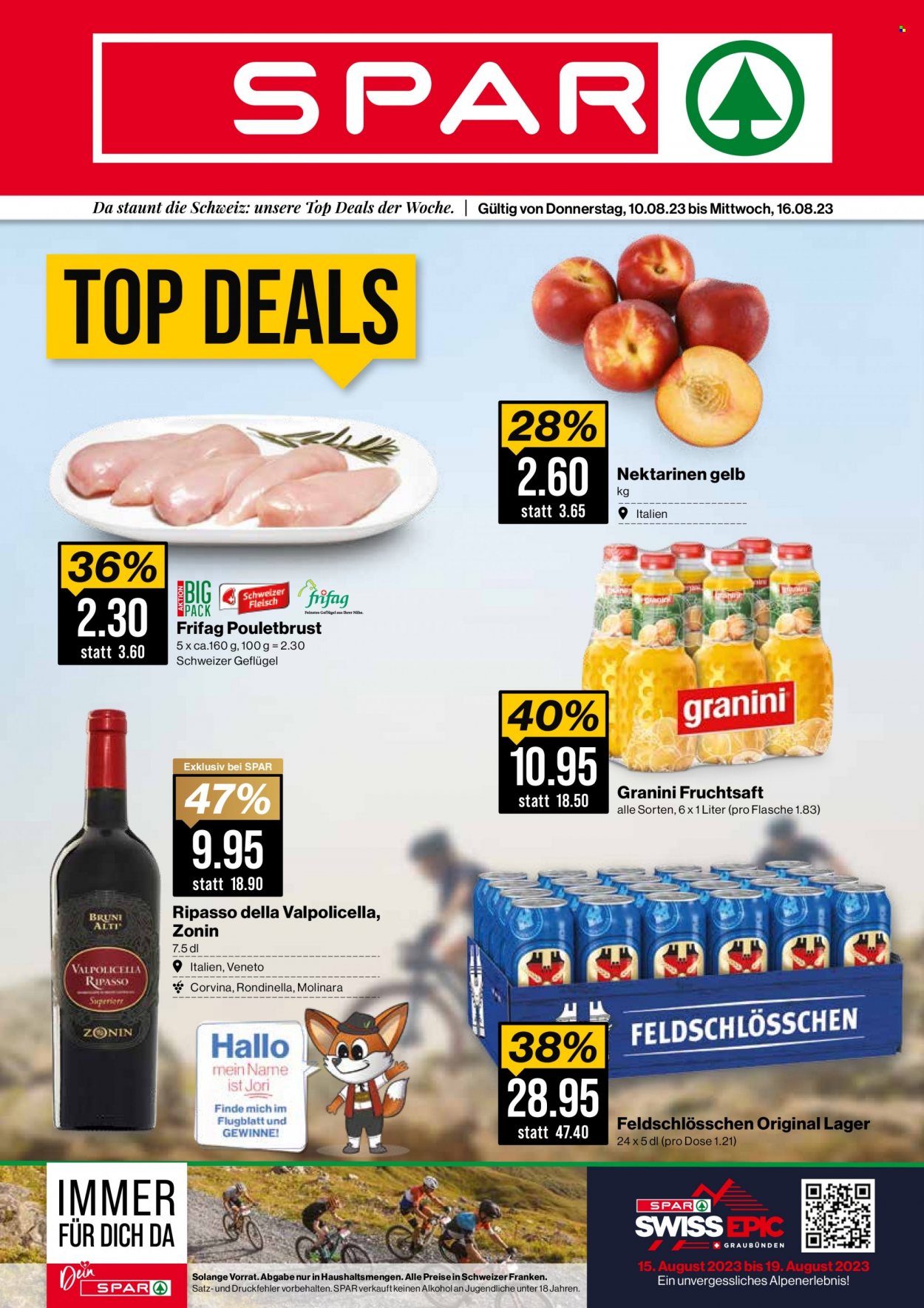 Volantino SPAR - 10.8.2023 - 16.8.2023. Pagina 1
