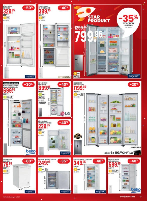 Prospekt Conforama - 8.8.2023 - 21.8.2023. Seite 13