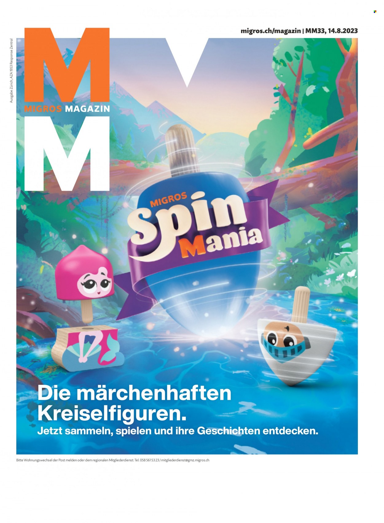 Prospekt Migros - 14.8.2023 - 20.8.2023. Seite 1