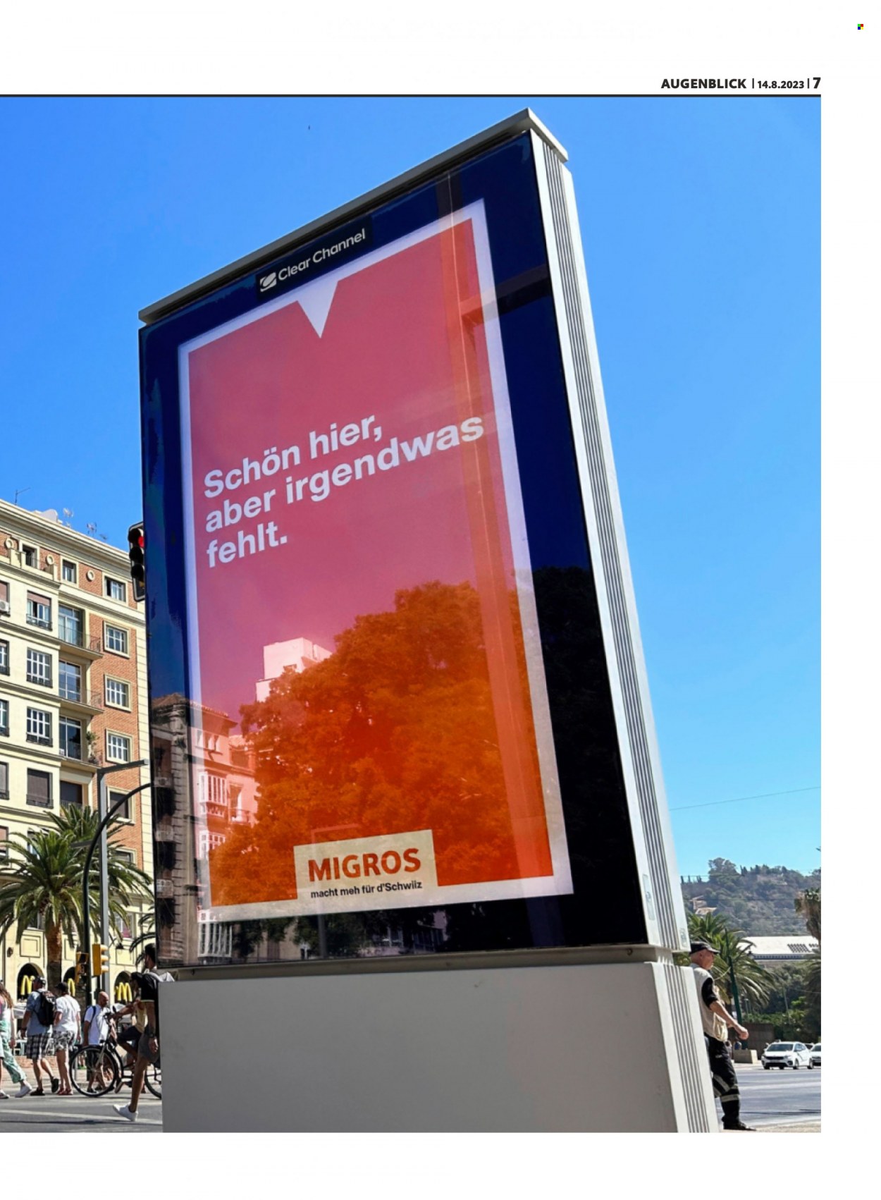 Prospekt Migros - 14.8.2023 - 20.8.2023. Seite 7