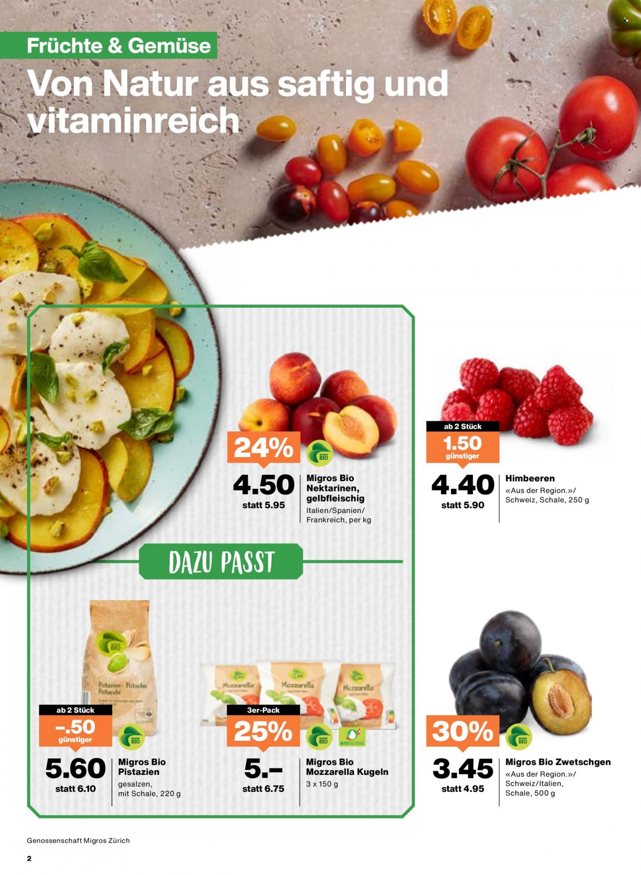 Prospekt Migros - 15.8.2023 - 21.8.2023. Seite 2