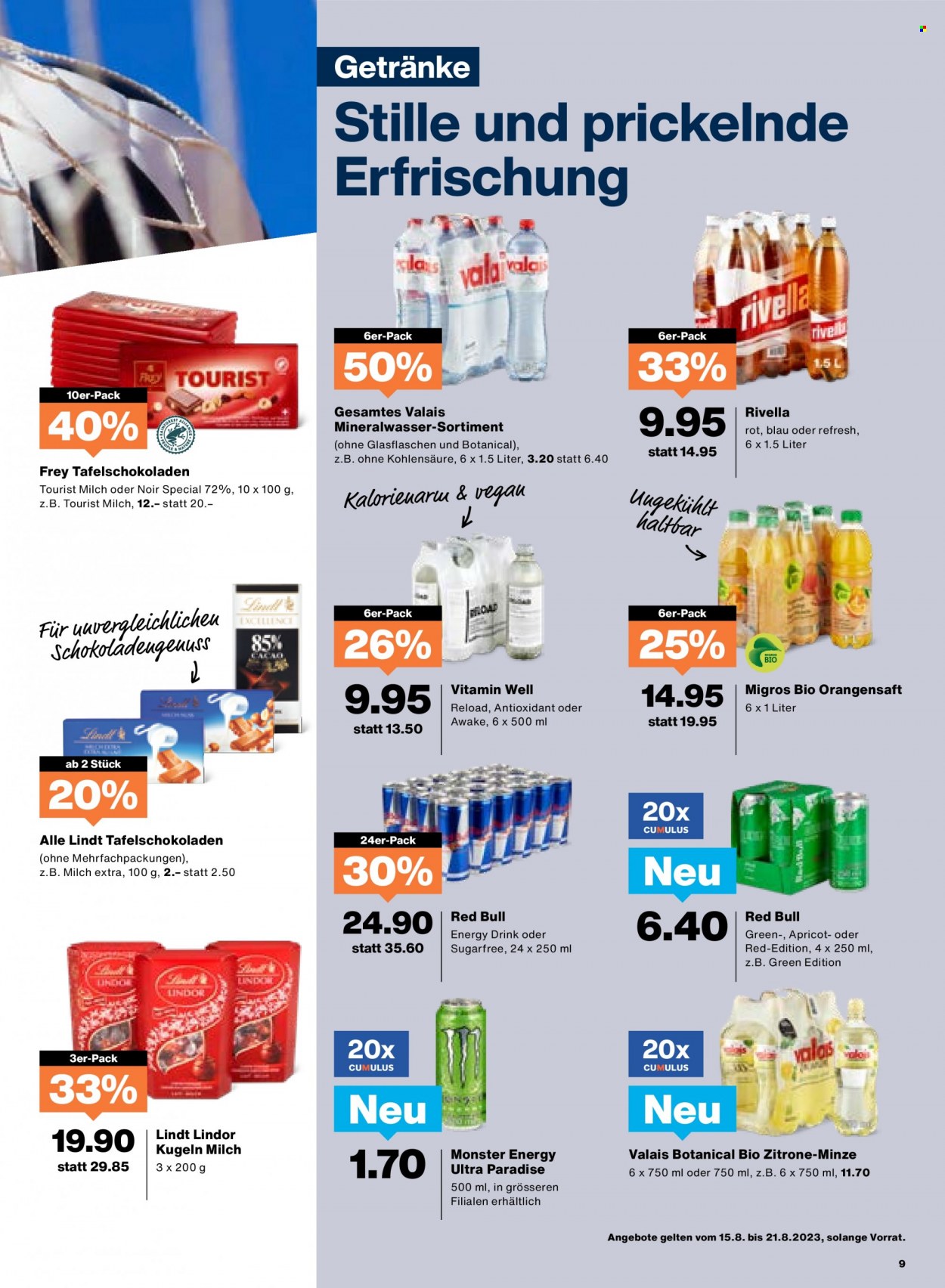 Prospekt Migros - 15.8.2023 - 21.8.2023. Seite 9