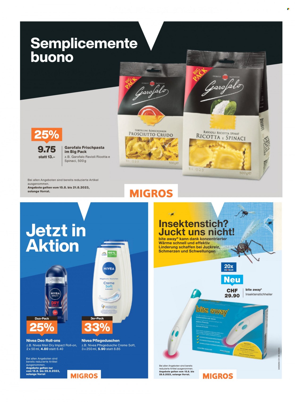 Prospekt Migros - 14.8.2023 - 20.8.2023. Seite 22