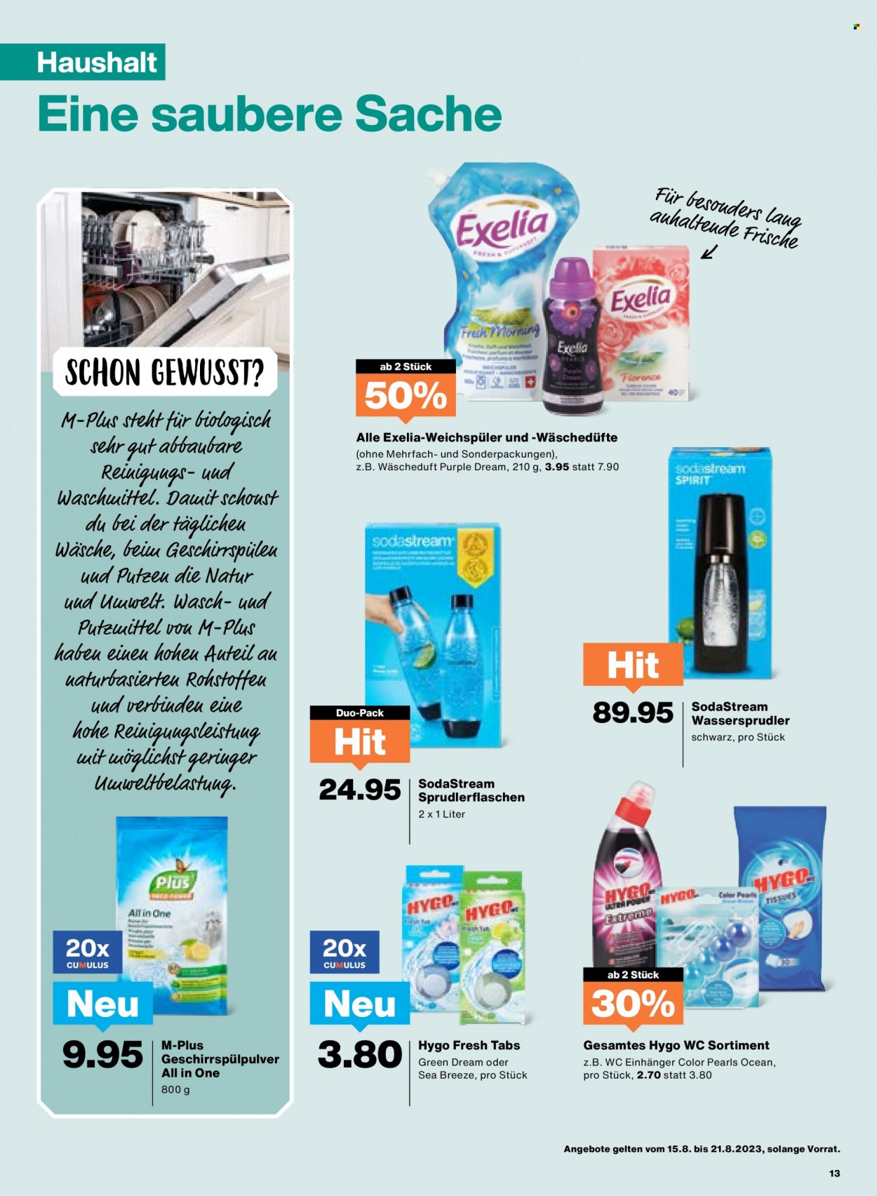 Prospekt Migros - 15.8.2023 - 21.8.2023. Seite 13
