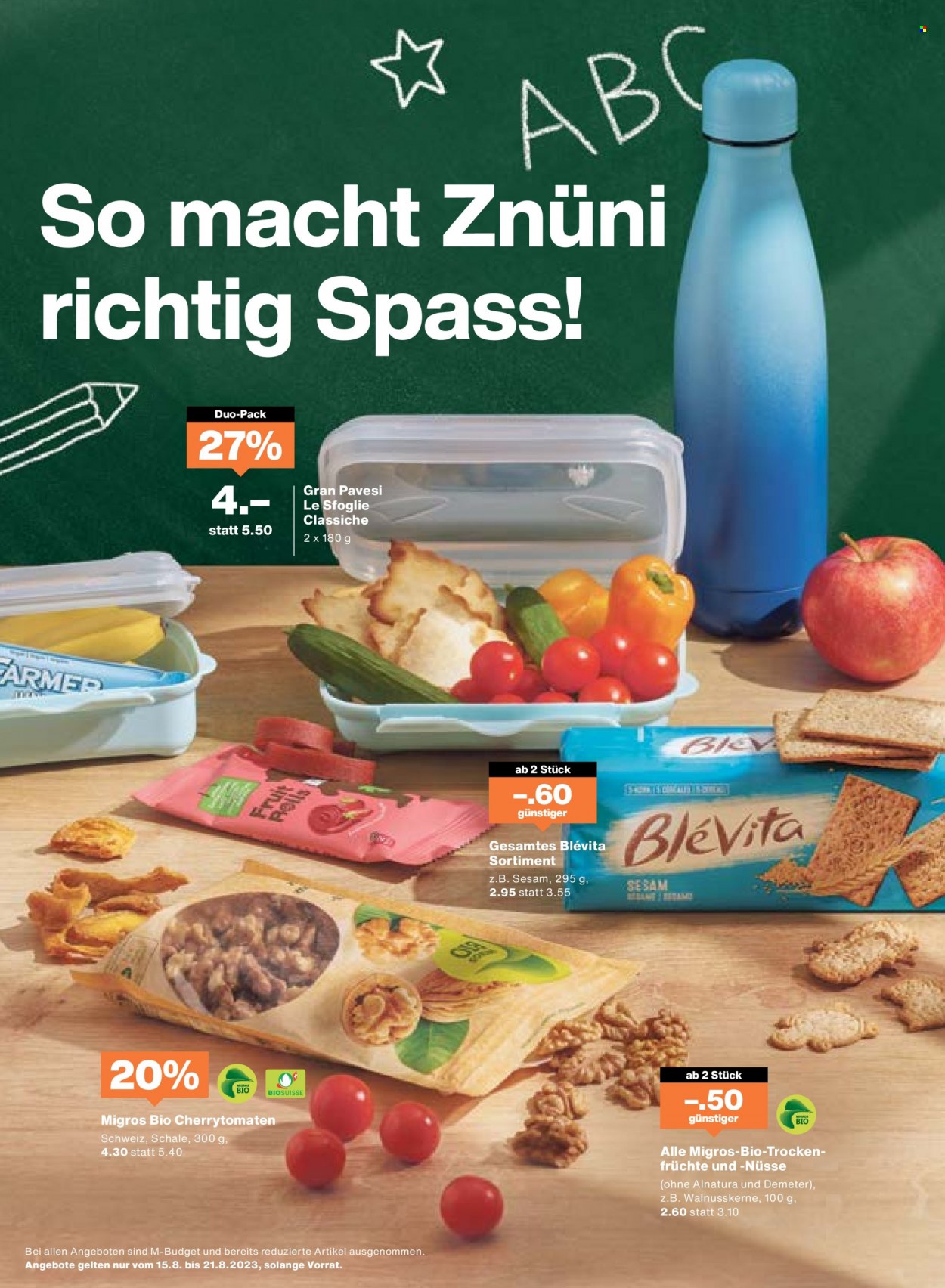 Prospekt Migros - 15.8.2023 - 21.8.2023. Seite 16