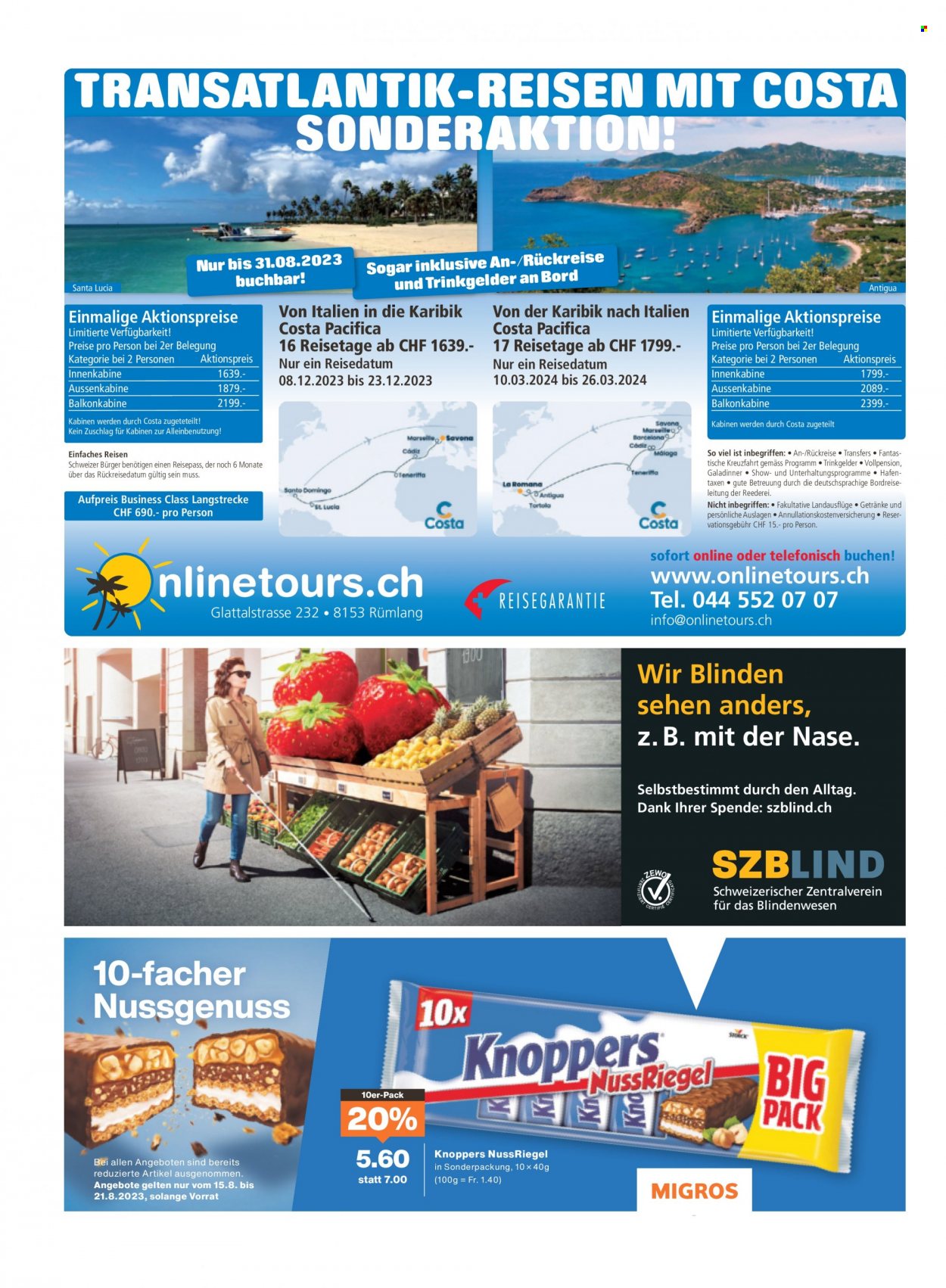 Prospekt Migros - 14.8.2023 - 20.8.2023. Seite 46