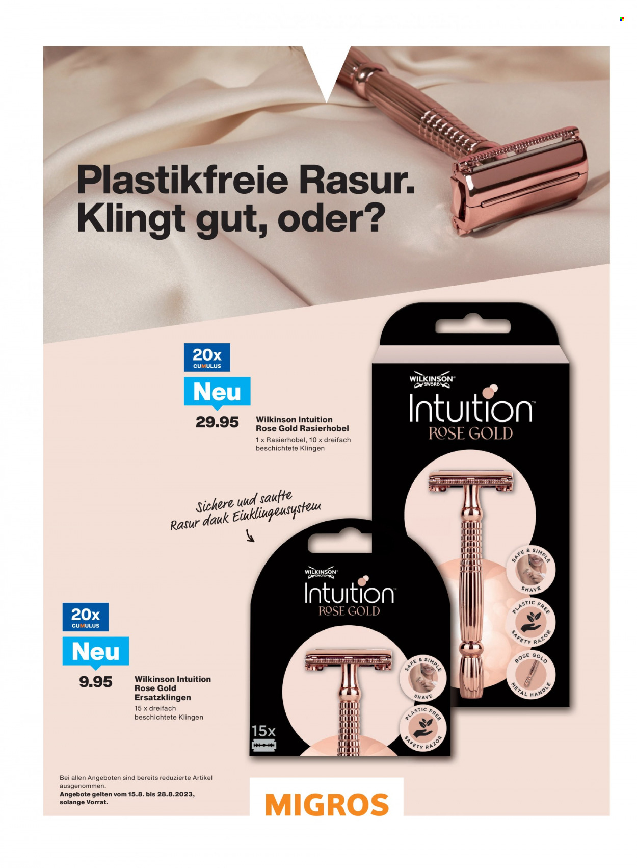 Prospekt Migros - 14.8.2023 - 20.8.2023. Seite 52