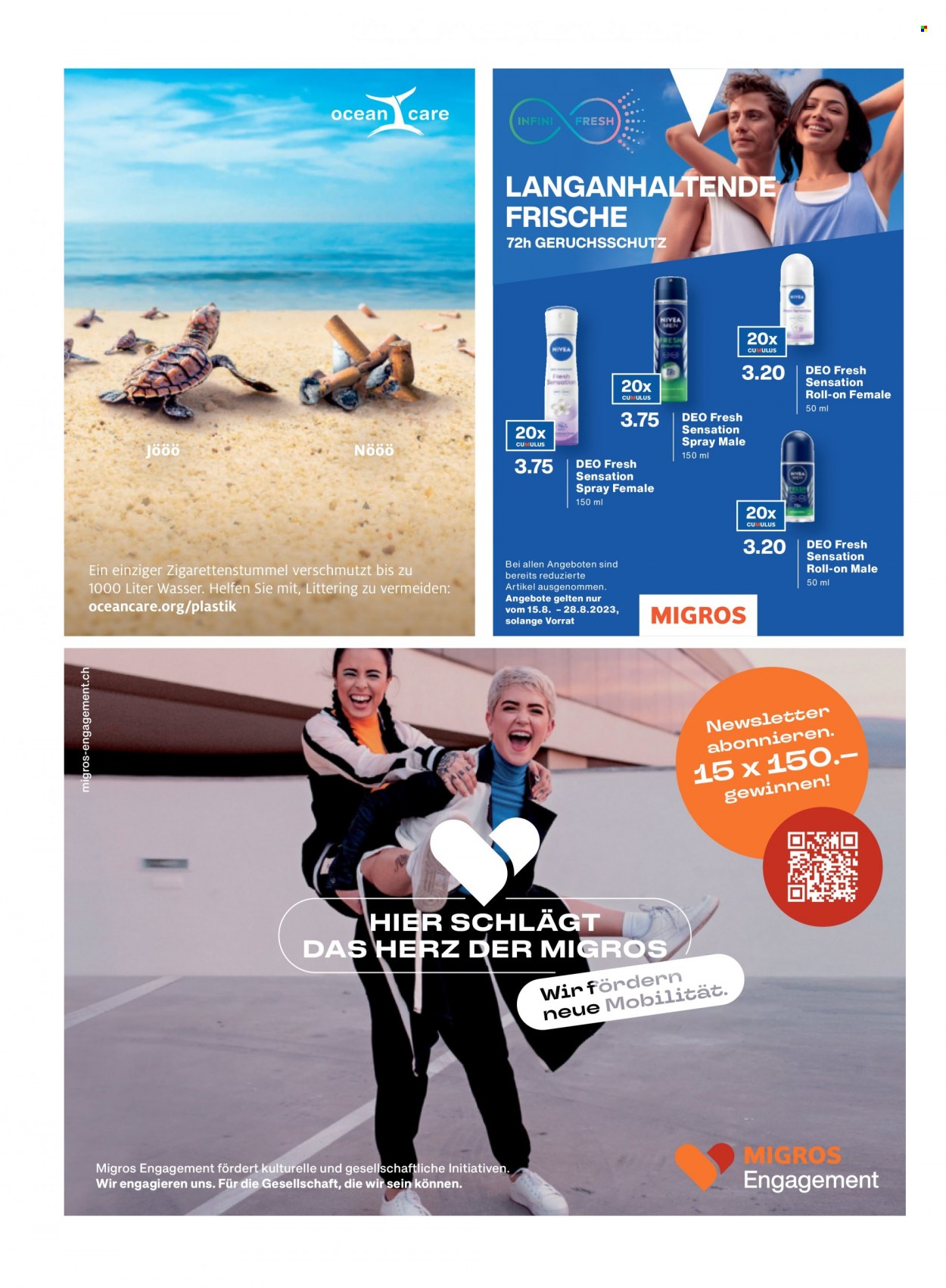 Prospekt Migros - 14.8.2023 - 20.8.2023. Seite 58