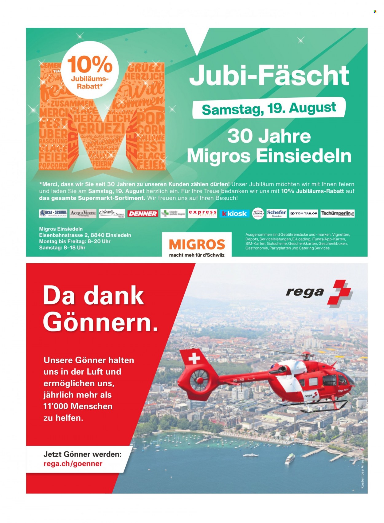 Prospekt Migros - 14.8.2023 - 20.8.2023. Seite 64