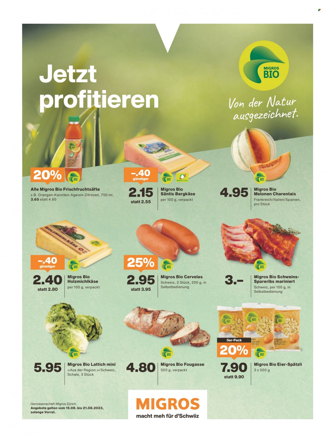 Prospekt Migros - 14.8.2023 - 20.8.2023. Seite 66